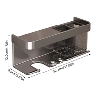 Hårfønerholder i aluminiumslegering for bad