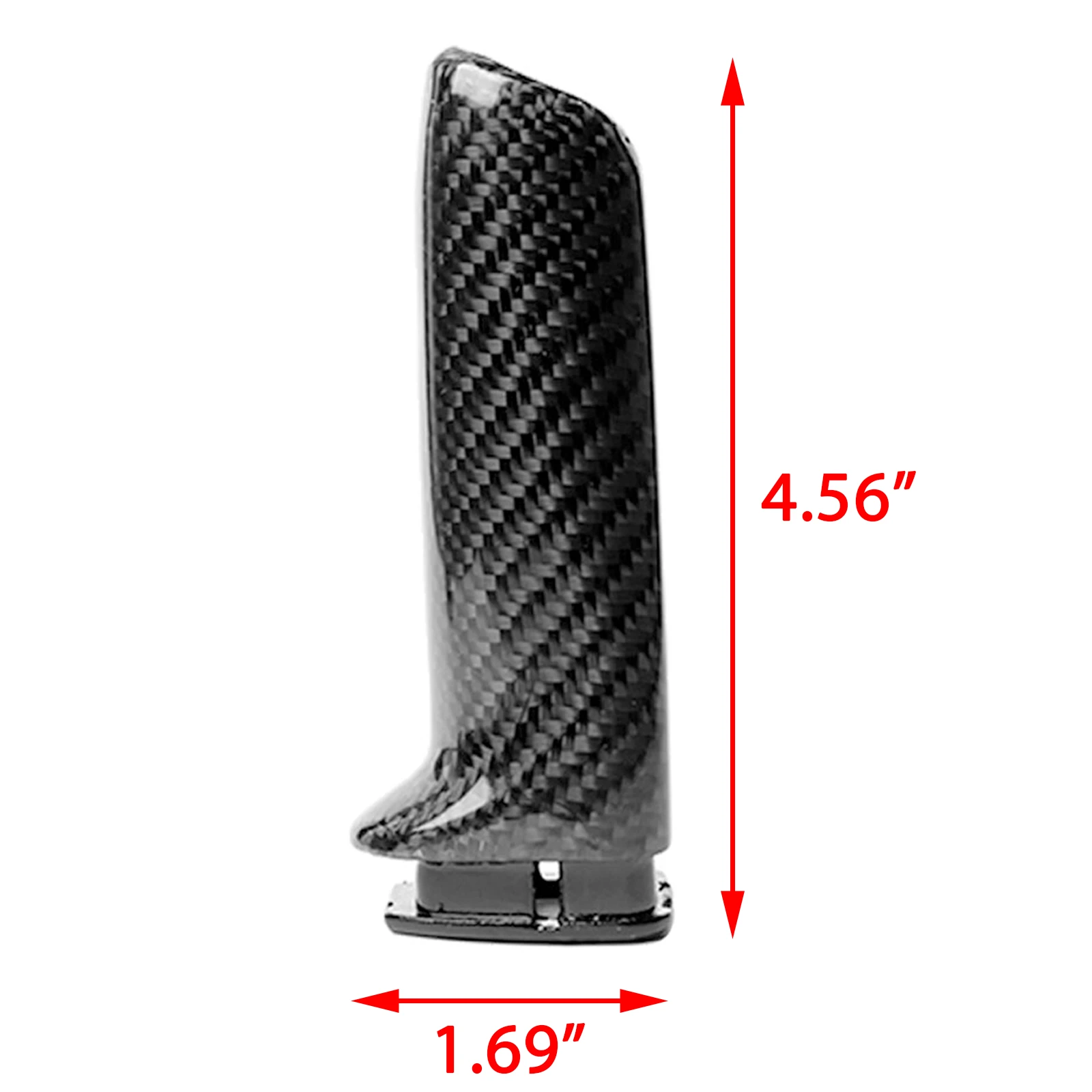 Real Carbon Fiber Handbrake Brake Handle Grip Cover Overlay Molding Trim For BMW E46 E90 E92 F30 F32 F80