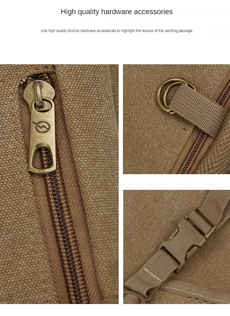 내구성이 뛰어난 대용량 트렌디 아트 시험용 캔버스 밀리터리 스타일 페인팅 가방 스케치 스케칭 보드 보관 가방