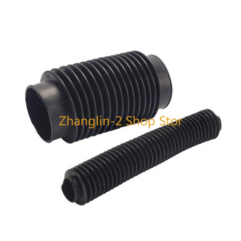 

30mm 40mm 50mm 70mm 80mm 100mm Inner Diameter Machinery Black Rubber Flexibility Corrugated Sleeve Bellows 1PC High Quality