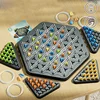 Geometric Chain Chess Puzzle Triangle Chess Desktop Game Parent Child Thinking Exercise Family Gathering Board Game Toys Gift 2
