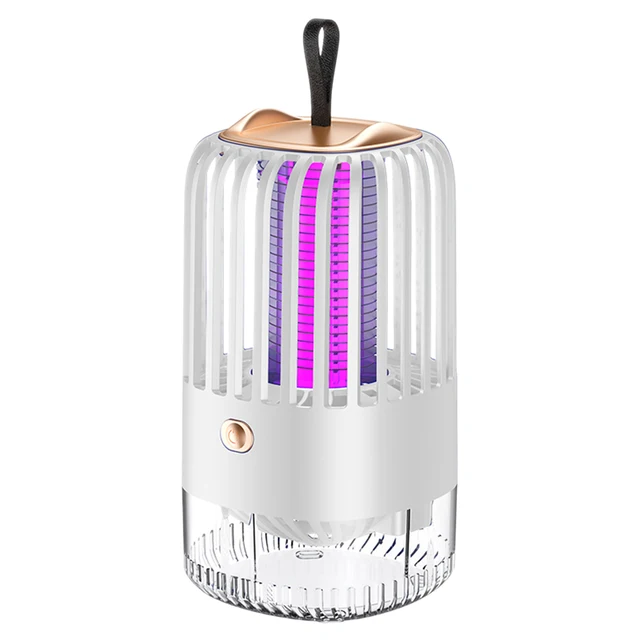 Elektromos Szúnyoggyilkos Csapdám Lámpa Usb Újratölthető 2000 Ma-Os Lítium Akkumulátor Rovarcsapda Ártalmatlan Környezetbarát Nyári Kültéren - Image 4