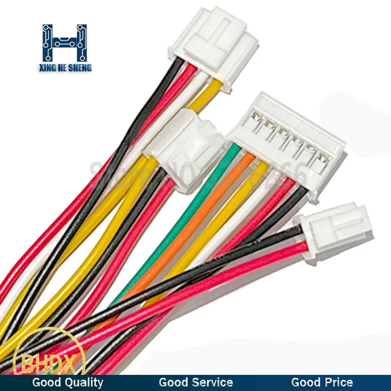 Conector de carcasa Rectangular, 5 piezas, PAP-04V-S, 24AWG PA, 2MM, PAP, dupont, 2,54, 2,0 MM, PA2.0, 2/3/4/5/6/7/8/9/10/12 posiciones