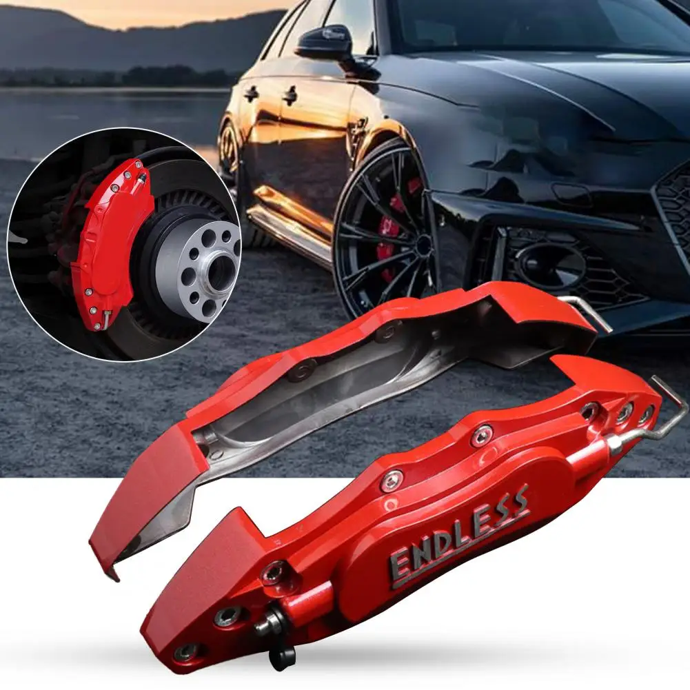 Red Brake Caliper Covers – Fits Honda / Acura (Civic, Jazz, Type R, CR-V, FR-V, HR-V)