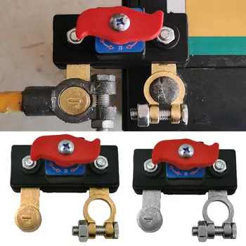 Interruttore di Controllo Scollegamento Batteria 12/24V, Isolatore Automatico Doppia Tensione per Terminale Batteria, Interruttore Master di Spegnimento Batteria