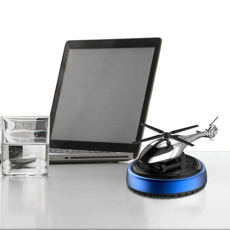 

Aviation Car Air Freshener Solar Power Spinning Aviation Aromatherapy For Autos Creative Alloy Perfume Fragrance Diffuser For