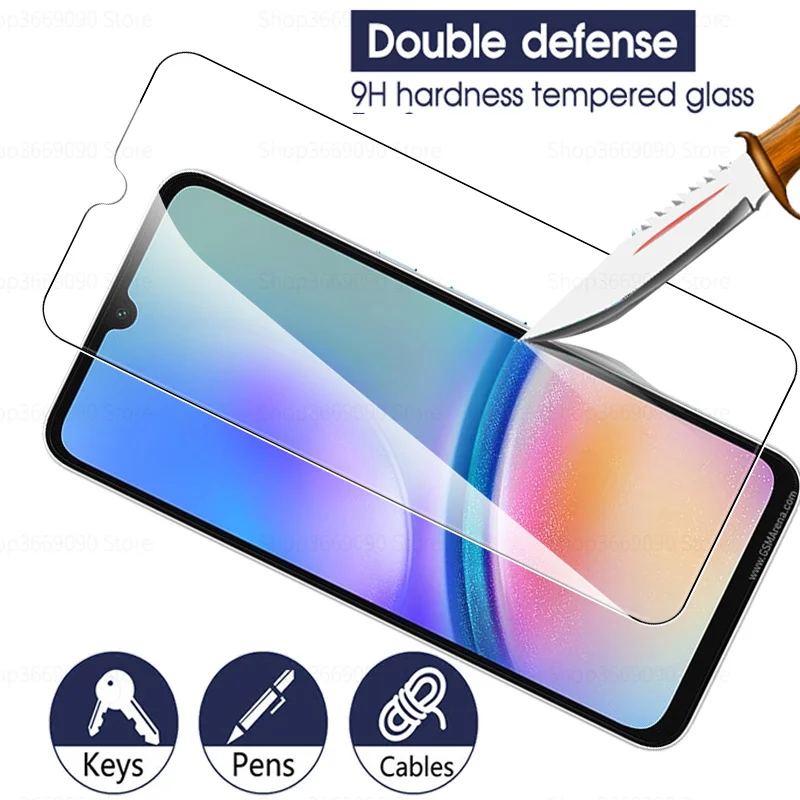 Premium 2PCS Tempered Glass Phone Screen Protector and Protective Film Cover