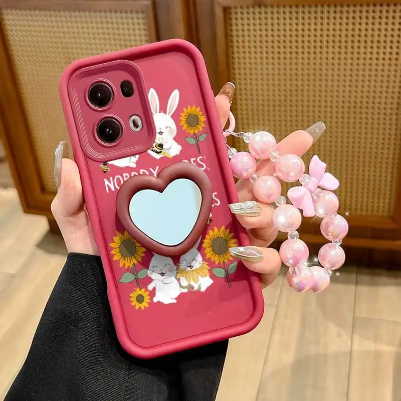 Real Sunflower Phone Case Set with Lanyard and Stand - 3 Piece Set