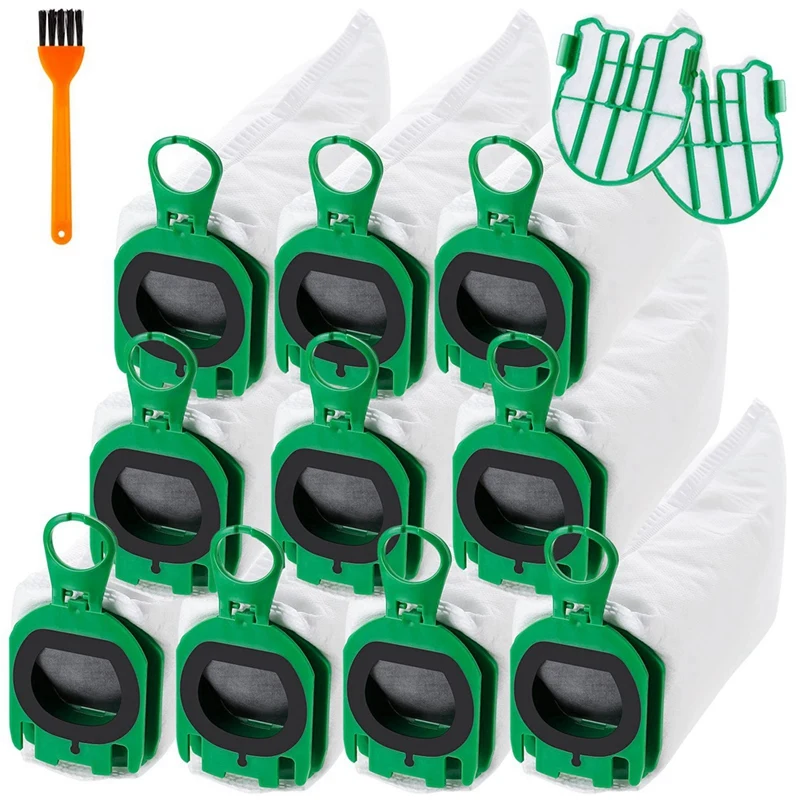 Lot de 12 sacs d'aspirateur en microfibre non-tissée de qualité pour  Vorwerk Kobold VB100