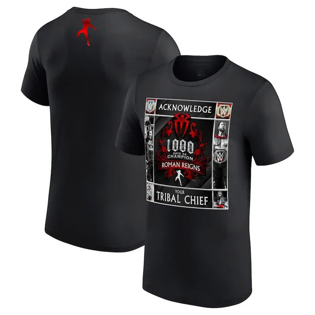 Wwe Shirt Shirt Champ Coupon Code Men's Black Roman Reigns