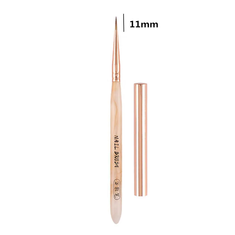 12Style Different Colored Handle Nail Acrylic Brush Liquid Powder DIY Nail Drawing Nail Art Bruses 3