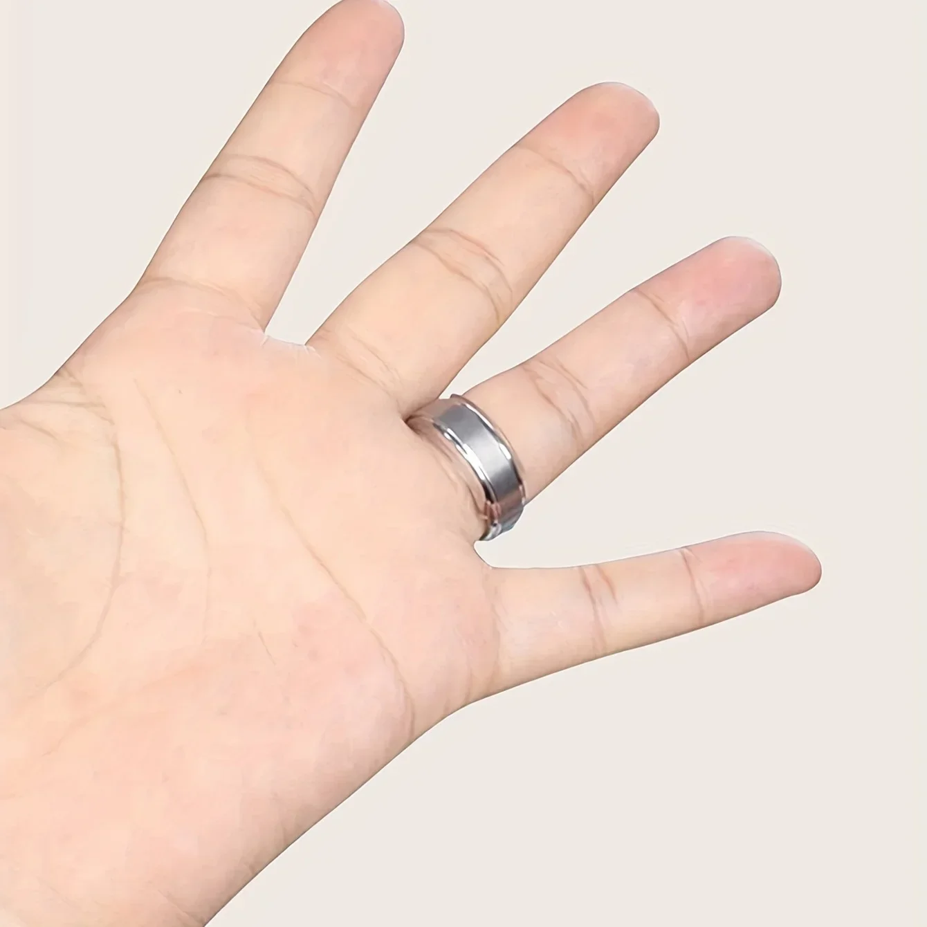 8pcs Plastic Ring Size Adjuster Set - Transparent Ring Adjustment Pad