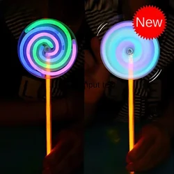 Lollipop Glow Stick Set Glowing Rotating Windmill Party Concert Stage Toy DIY Fluorescent  Prop