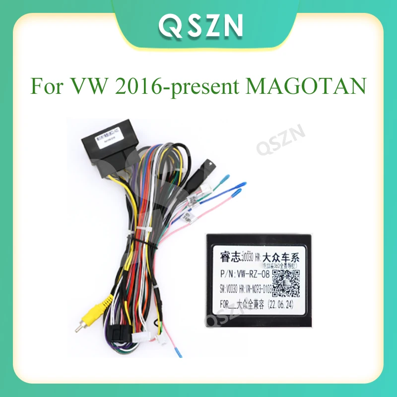 

Car Audio Stereo Radio Canbus Box VW-RZ-08 For VW 2016-present MAGOTAN Wiring Harness Power Cable