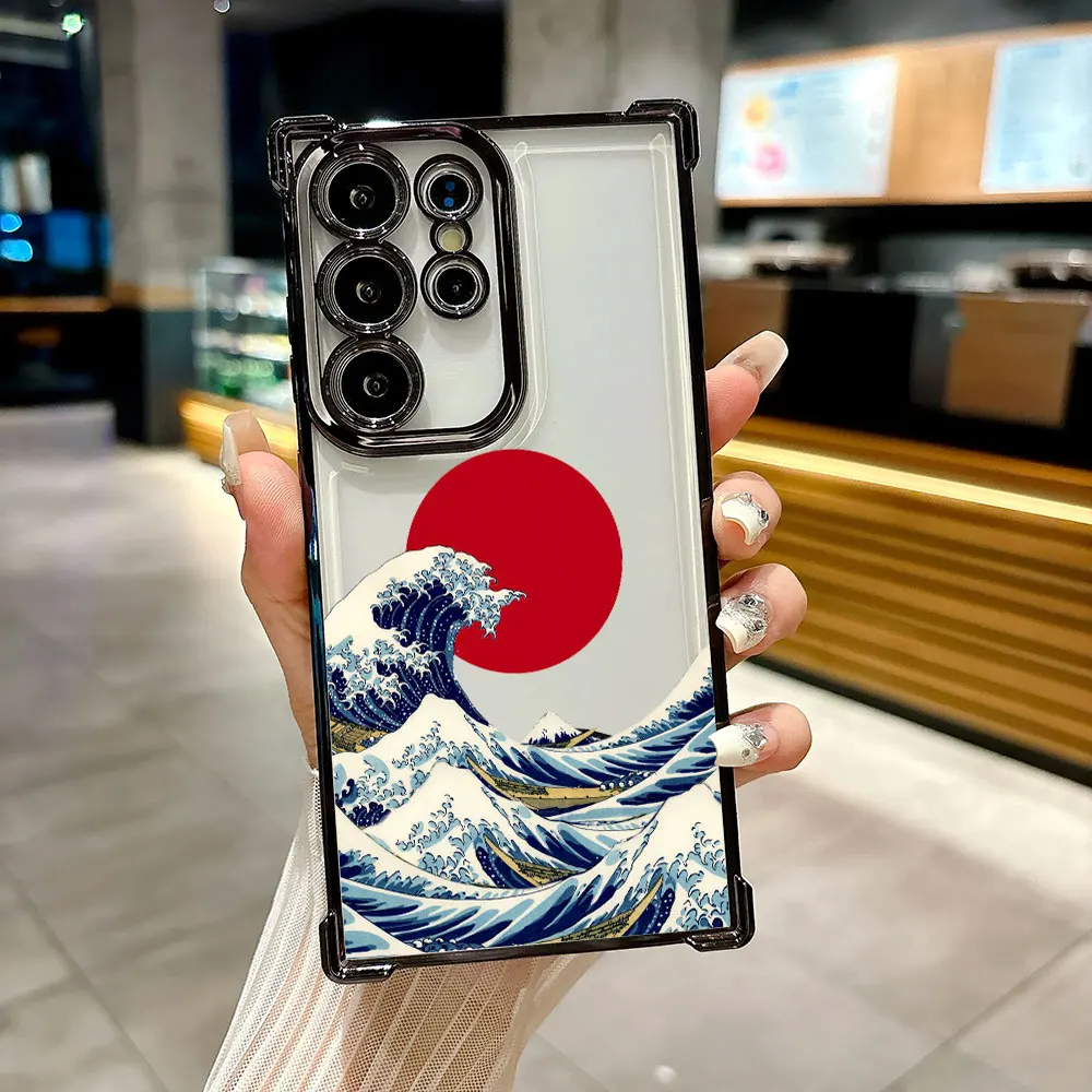 Kanagawa Great Wave Art Phone Case - Japan Anime Design Cover