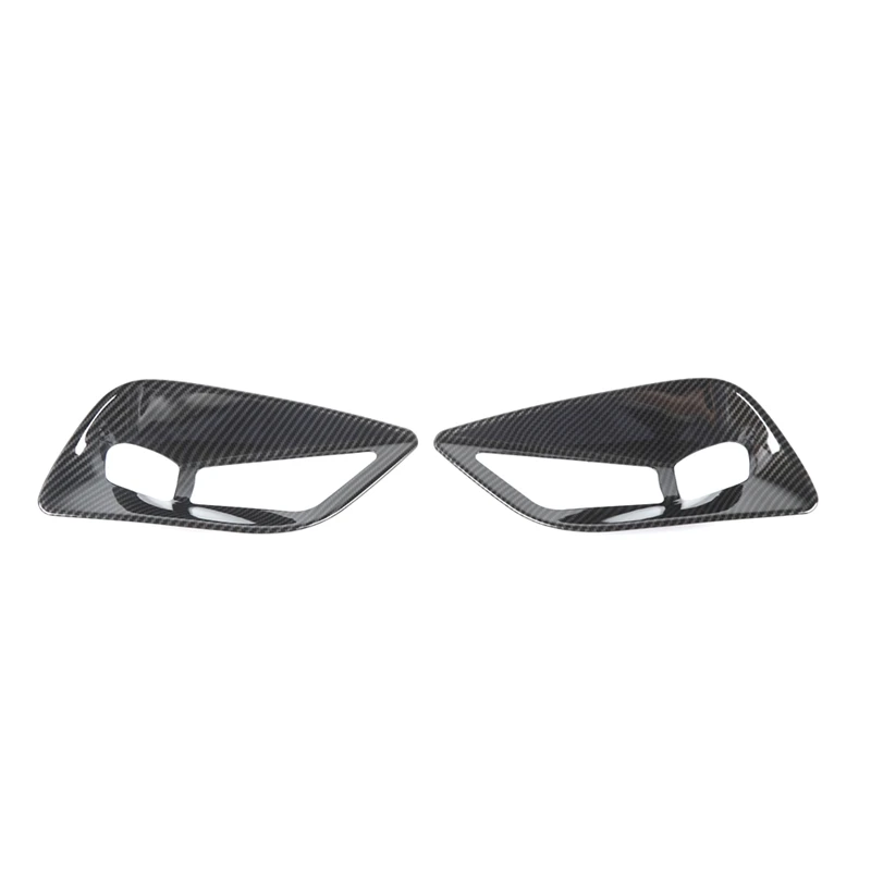 

Передняя противотуманная фара speedtrim Cover Ring ABS аксессуары для Jeep Cherokee 2019 2020 2021 (углеродное волокно)