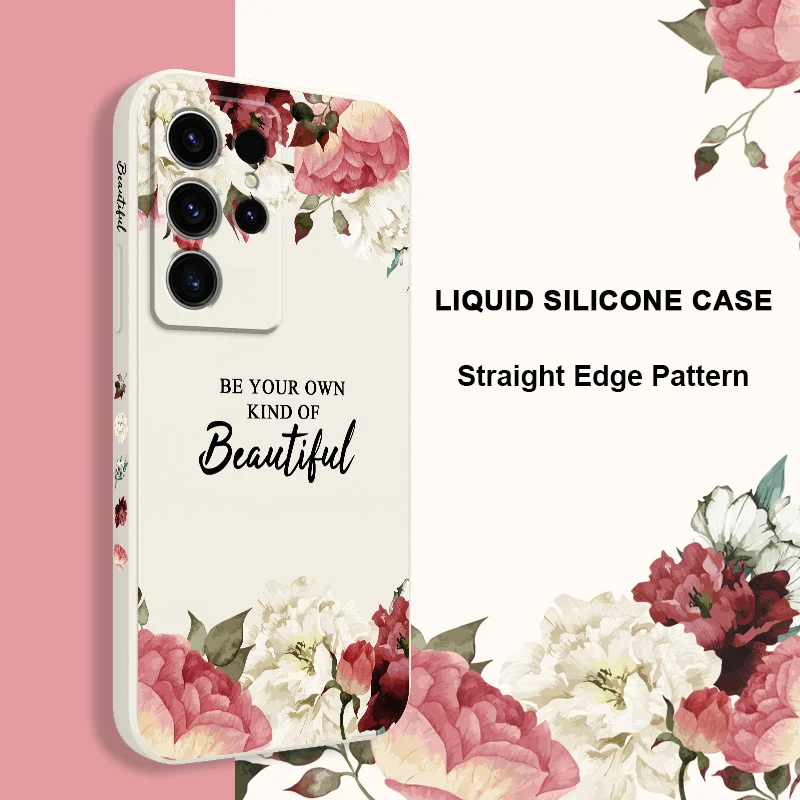 Quiet Flowers Phone Case - Elegant Floral Design Cover