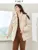 Vimly Hooded White Duck Down Coat for Women 2023 Winter Stand Collar Windproof Thick Zipper Long Puffer Jackets Outerwears 50675