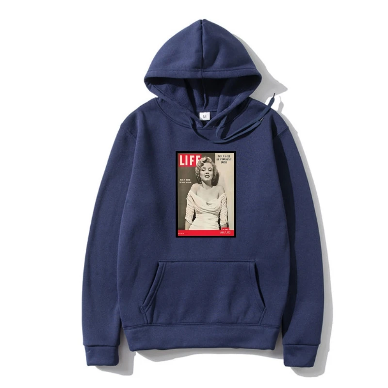 

Marilyn Monroe Life Magazine 50S Retro Vintage Hipster Unisex Outerwear 1364 Fashion Hoody Hoodie