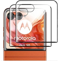 2 - Pack 3D Curved Tempered Glass Screen Protector - Full Coverage 9H Hardness for Razr 50