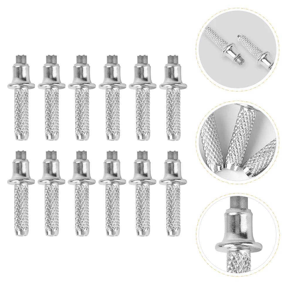 12 Pcs Trekking Pole Tip Walking Tips Alpenstock Rod for Alloy Hiking Stick Tungsten Steel Sturdy