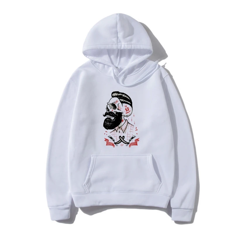 

Deep Cuts Outerwear Mens Rock Barber Shop Hipster Beard Shave White