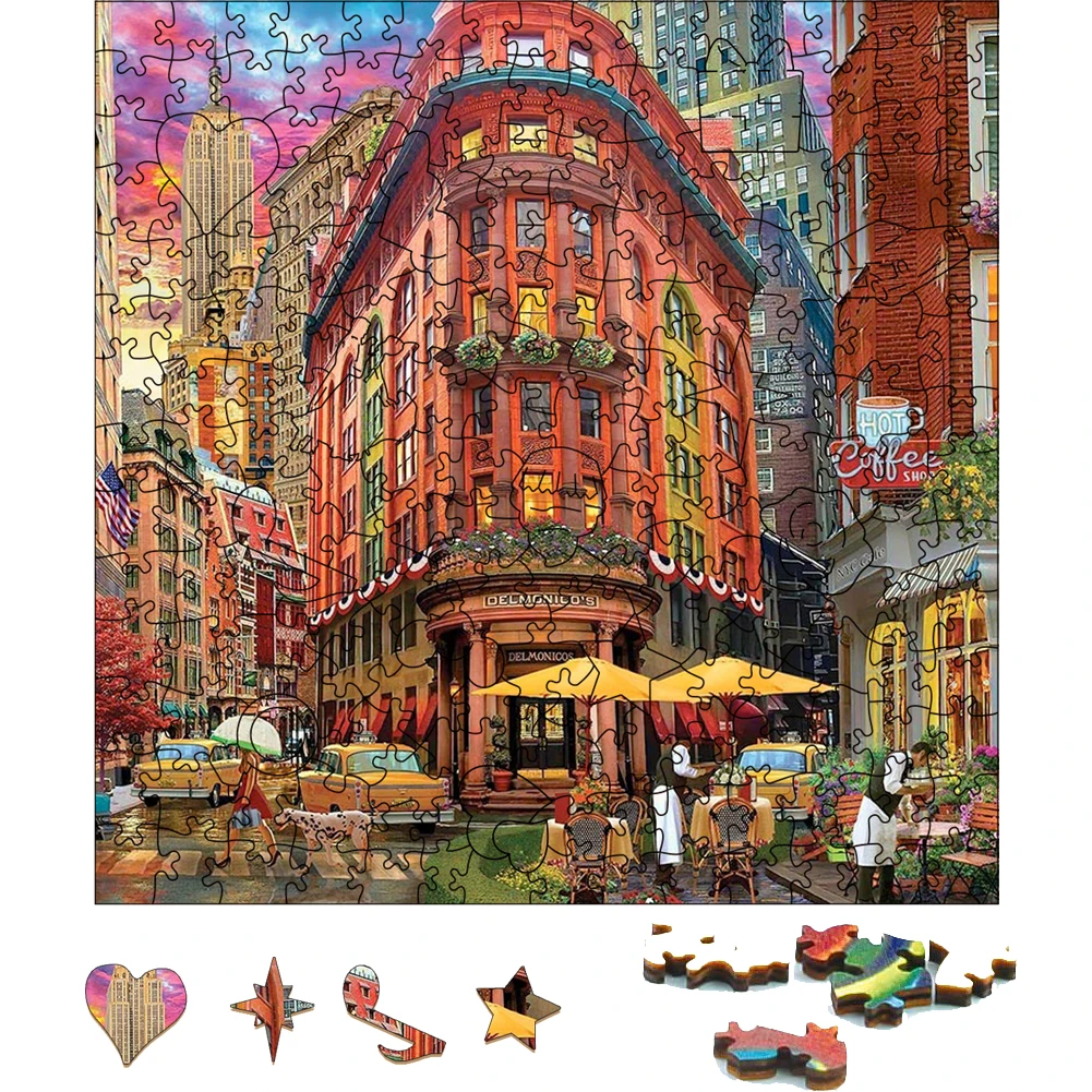 Пазл, Великолепный деревянный пазл для отеля