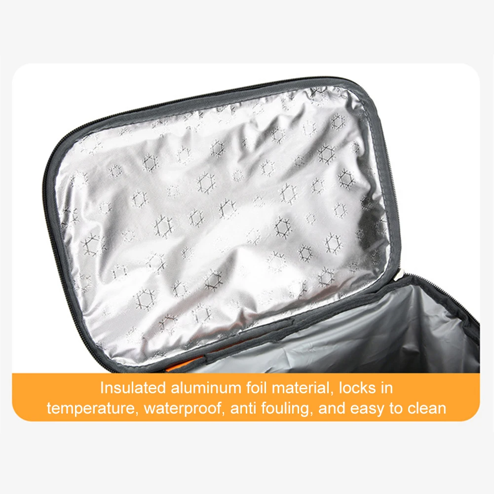 Thermal Backpack Cool Storage Backpack Waterproof Insulated Lunch Large-capacity Reflective Strip For Outdoor Camping