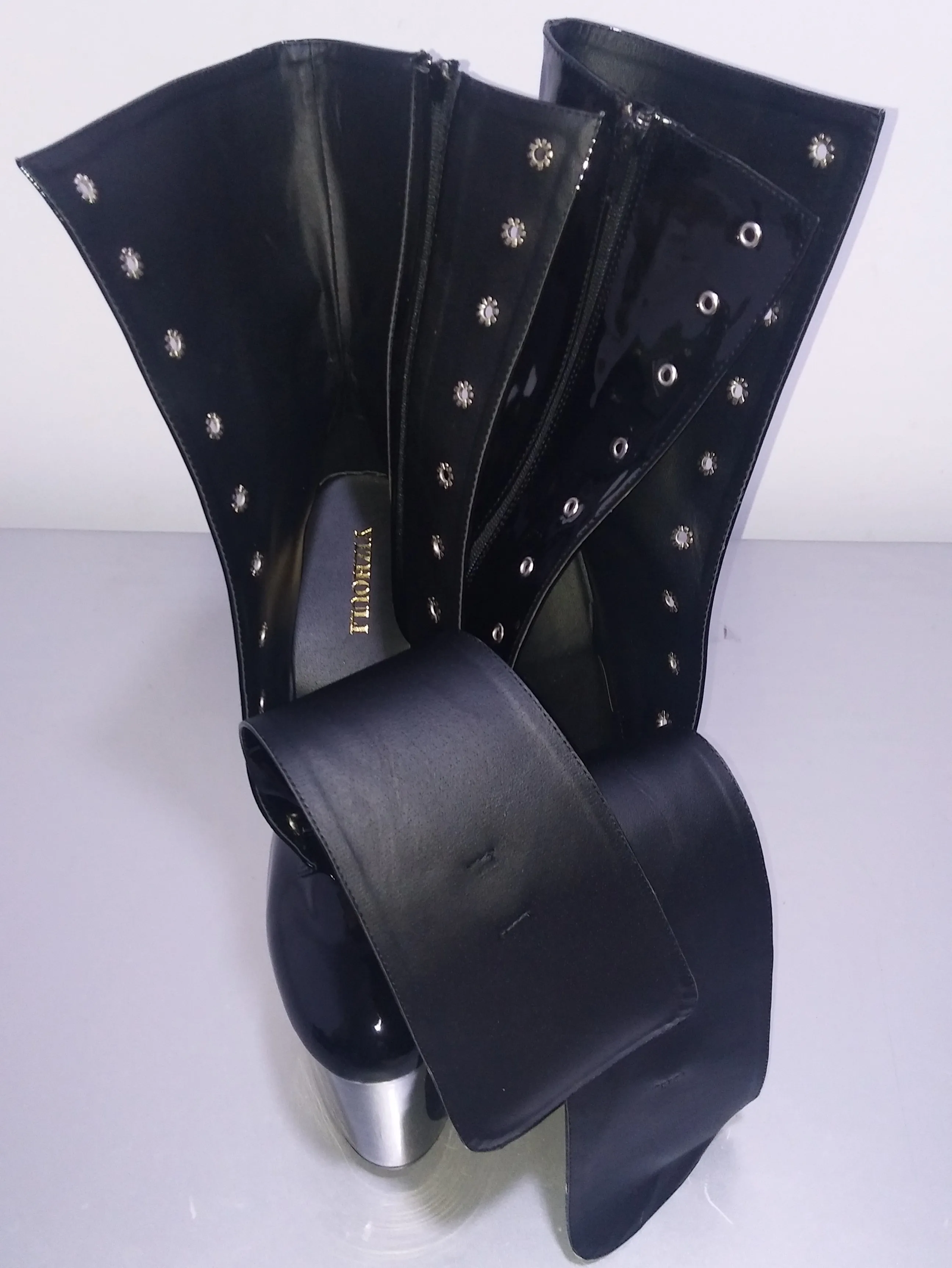 Models sexy 13-15-17cm super high heels, fashion soft leather color can be customized dance shoes , large size 34-46