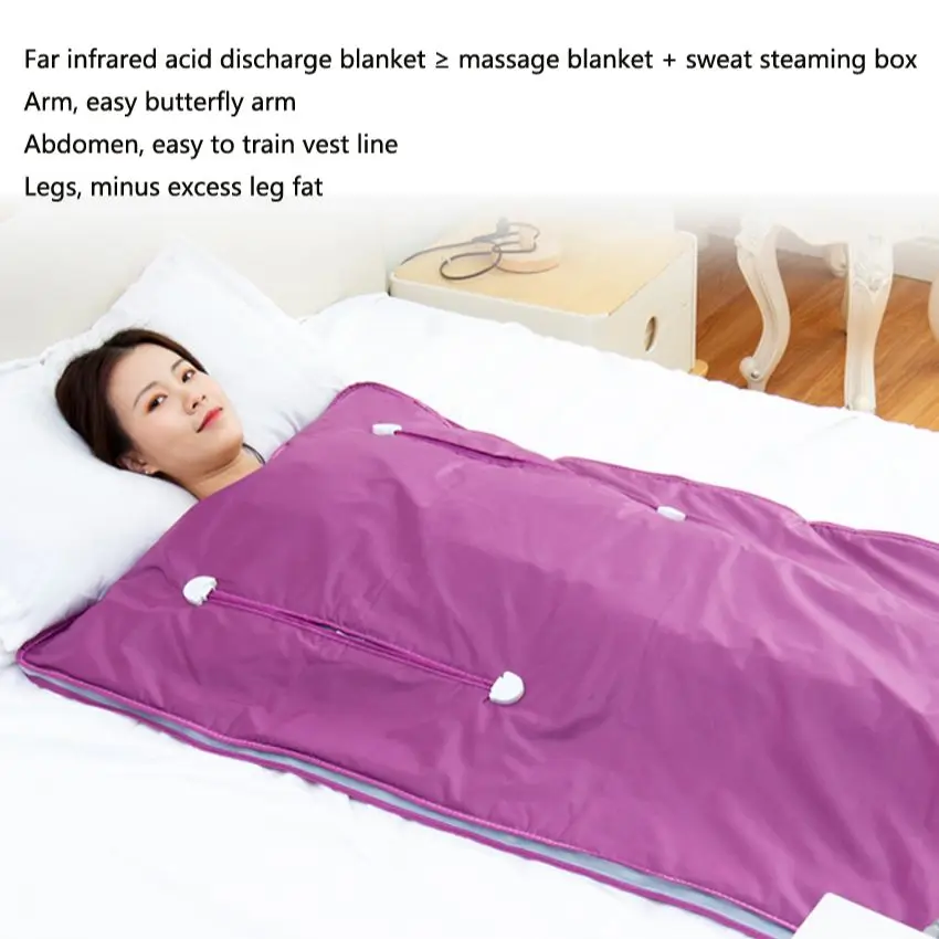 Intelligent Far-infrared Sweat steaming blanket sea buckthorn discharging acid,dampness,and cold sweat steaming bag 1.8*0.8M 2