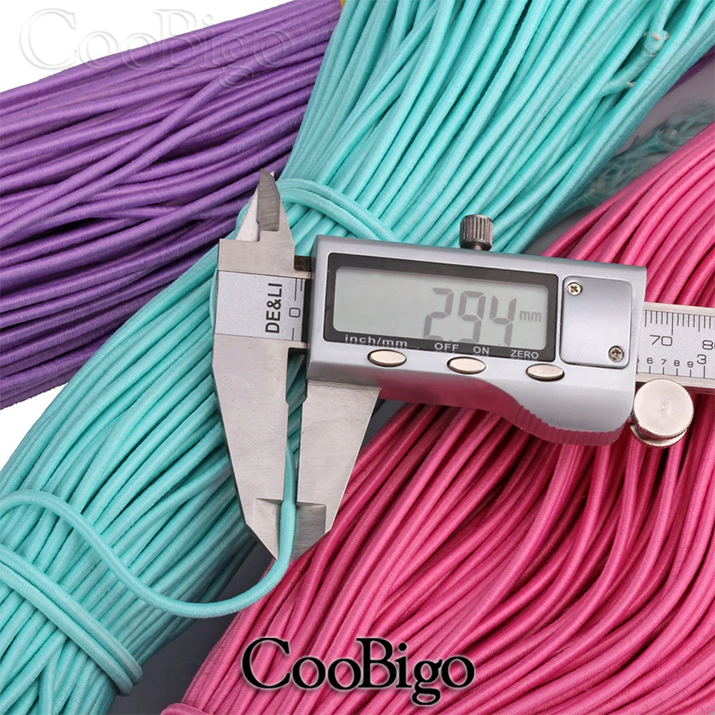 Description Picture 4 of item10 Meters 3mm Elastic Rope Rubber Band Bungee Cord Shock Stretchable String Running Shoes Lace DIY Craft Sewing Accessories