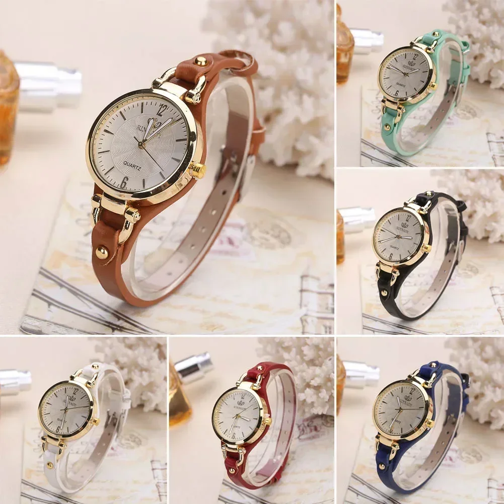 Women Watch Luxury Design Leather Watch Ladies Quartz Wristwatch Solid Color Fashion Women Gift Relojes Para Mujer womens watch