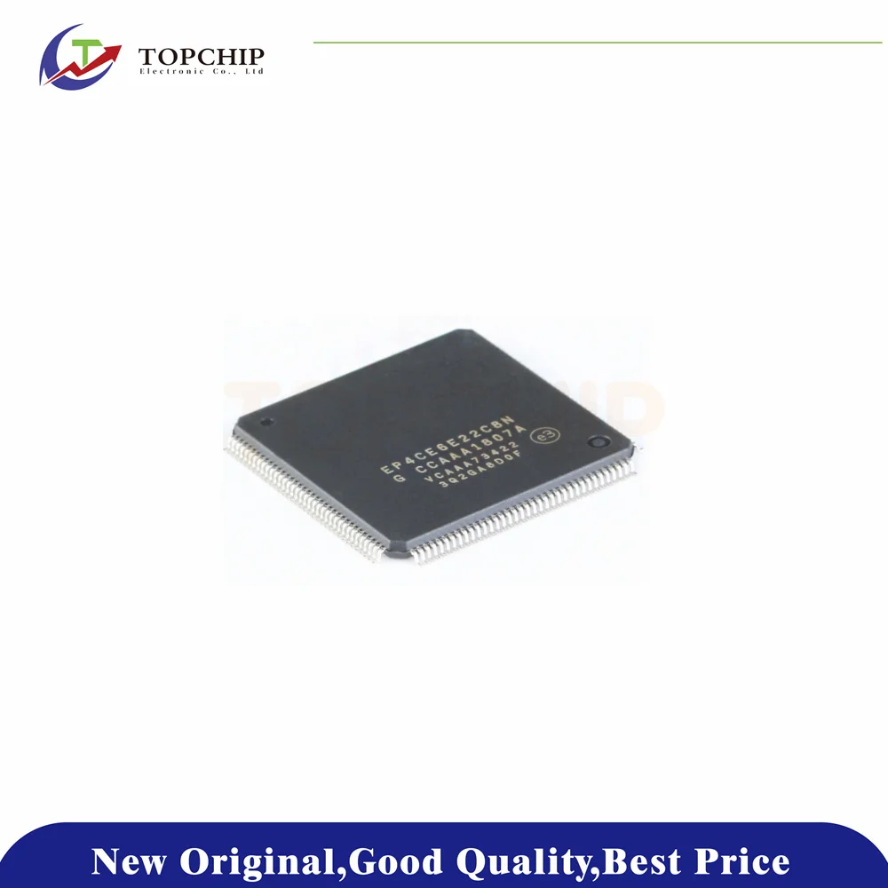 1Pcs New Original EP4CE6E22C8N 6272 392 PQFP-144(20x20) EP4CE6E22 Programmable Logic Device (CPLDs/FPGAs) 1 pcs lote ep4ce6e22c8n ep4ce6e22c8 ep4ce6e22 qfp 144 100% brand new and original