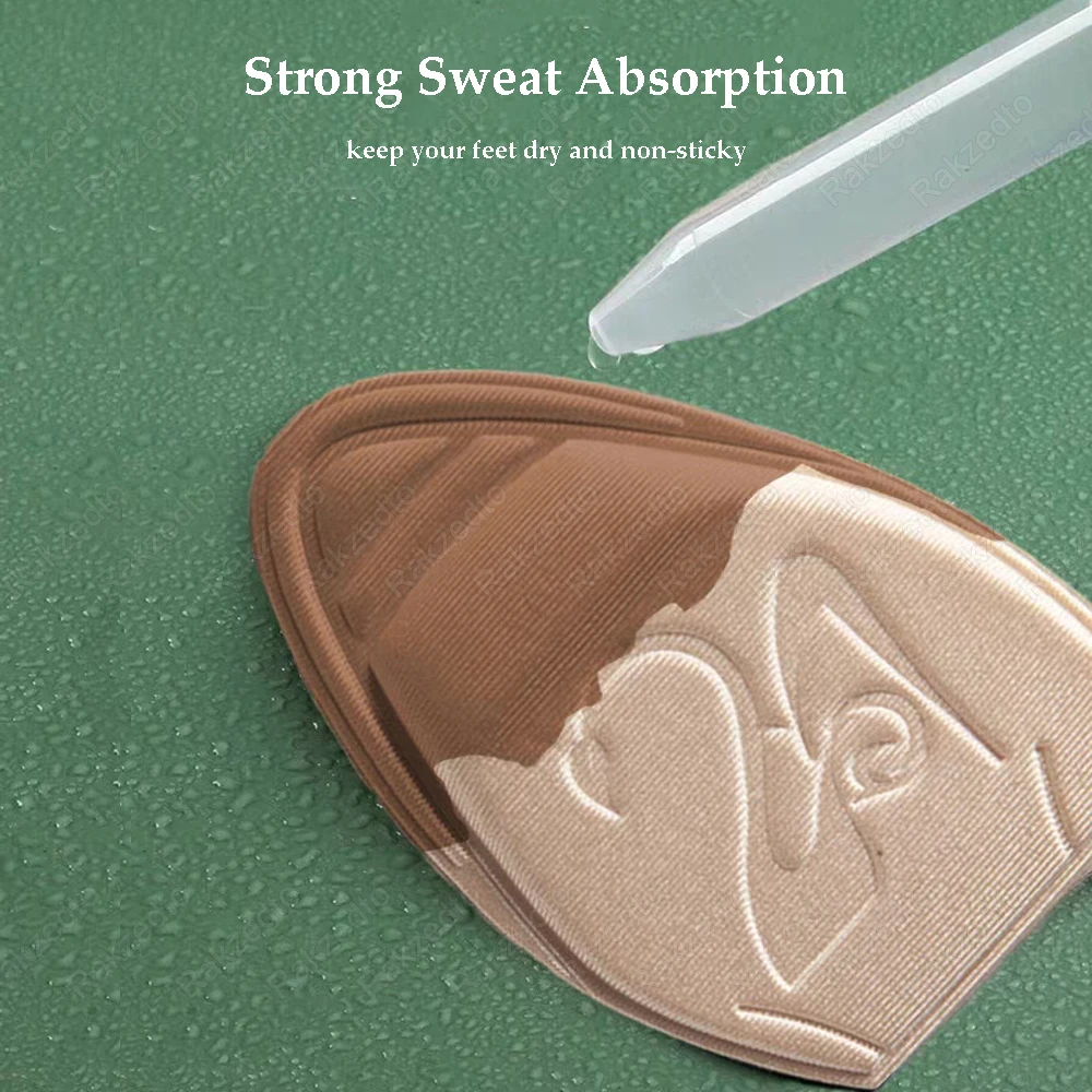 3Pairs Forefoot Pads Woman High Heels Non-Slip Toe Plug Soft Sponge Half Insoles for Shoes Inserts Reduce Shoe Size Filler
