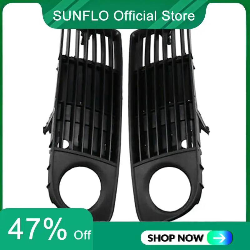 Automobile Front Bumper Fog Lamp Grille Fog Lamp Frame Cover For A6 C5 1998-2001 Accessories Parts 4B0807682S 4B0807681S