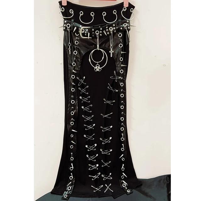 Metal Pendant Long Skirt 25