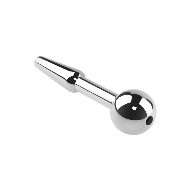 Urethral Dilator Silicone Urethral Dilator Stainless Steel Urethral Sound Catheter Metal Penis Plug Sounding Dilator Sex Toys For Men Adult Products Male Masturbation Toy