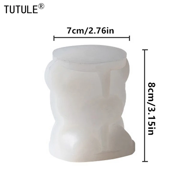 Kreatív Rajzfilm Medve Jégkocka Penész Kávé Jégmedve Tej Tea Edények Szilikon Jégrács Készítése - Image 2