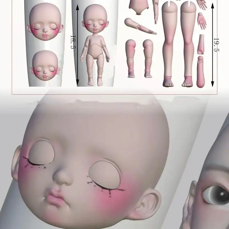 1/2개 실리콘 매니큐어 템플릿 네일 액세서리 3D 갈비뼈 아크릴 몰드 DIY 인형 디자인 투명