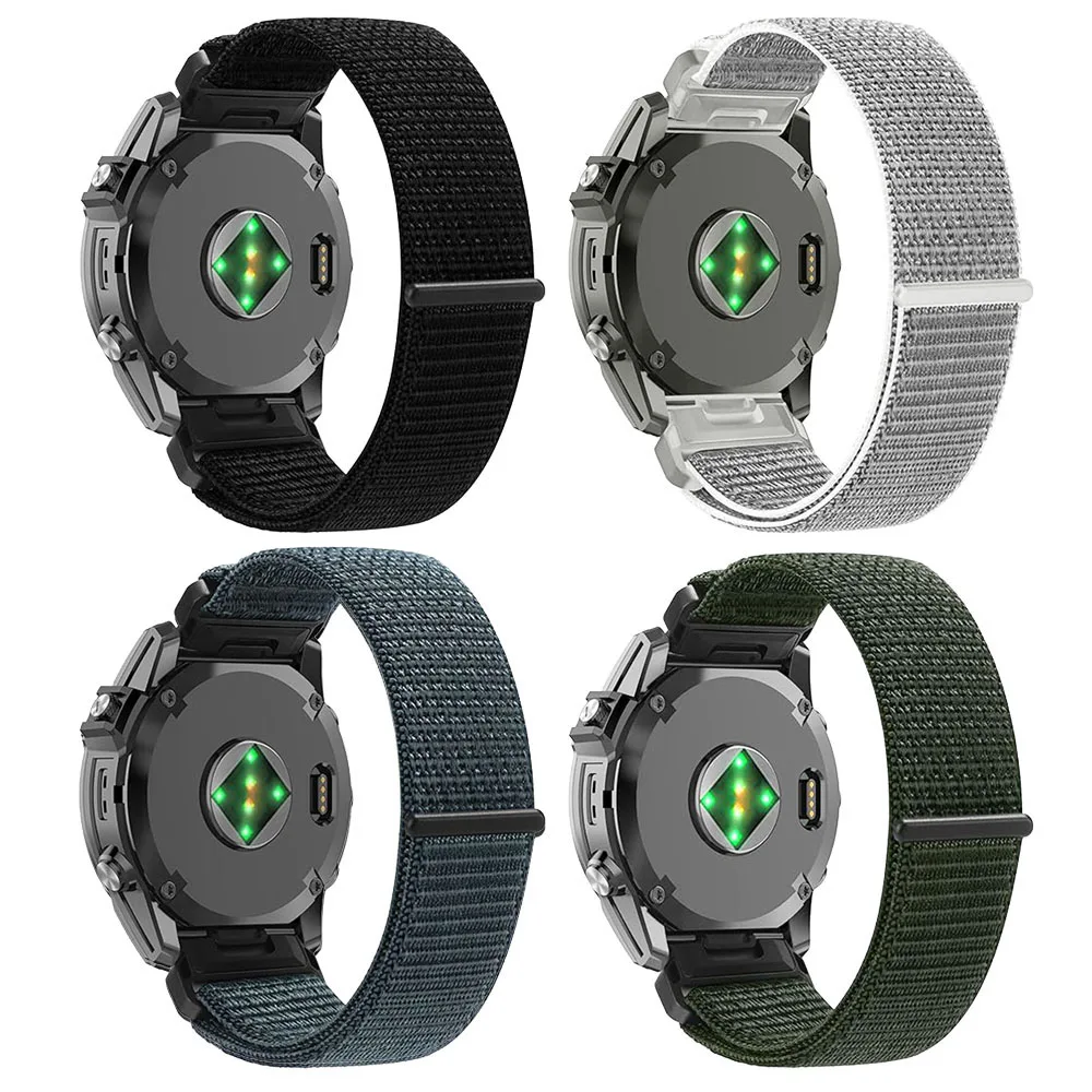 Breathable Nylon Sports Watchband - QuickFit Design, 22mm/26mm
