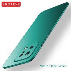 Slim Hard Matte Phone Case - ZROTEVE Collection for Xiaomi 12 (Matte Dark Green)