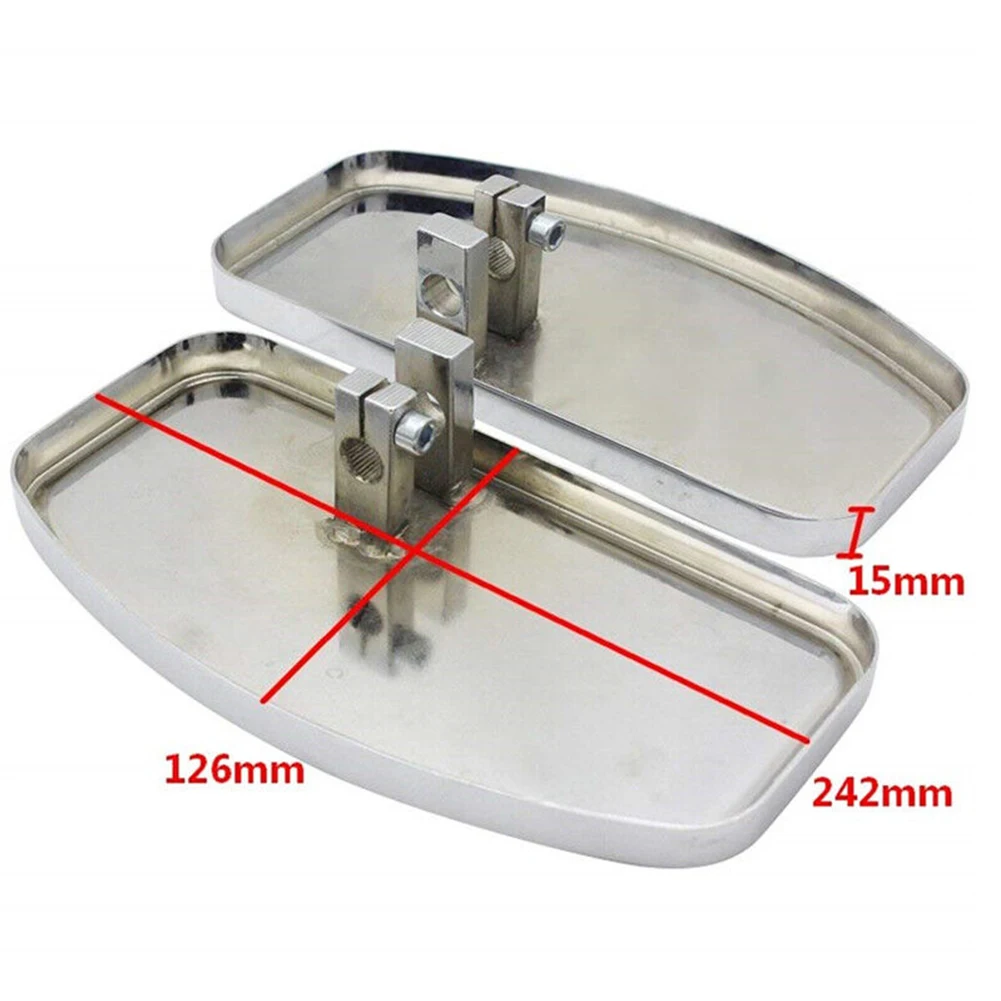 

Front Rider Floorboards Motorcycle Pedal Universal Adjusted Easy Installed Foot Boards Front Rider Floorboards