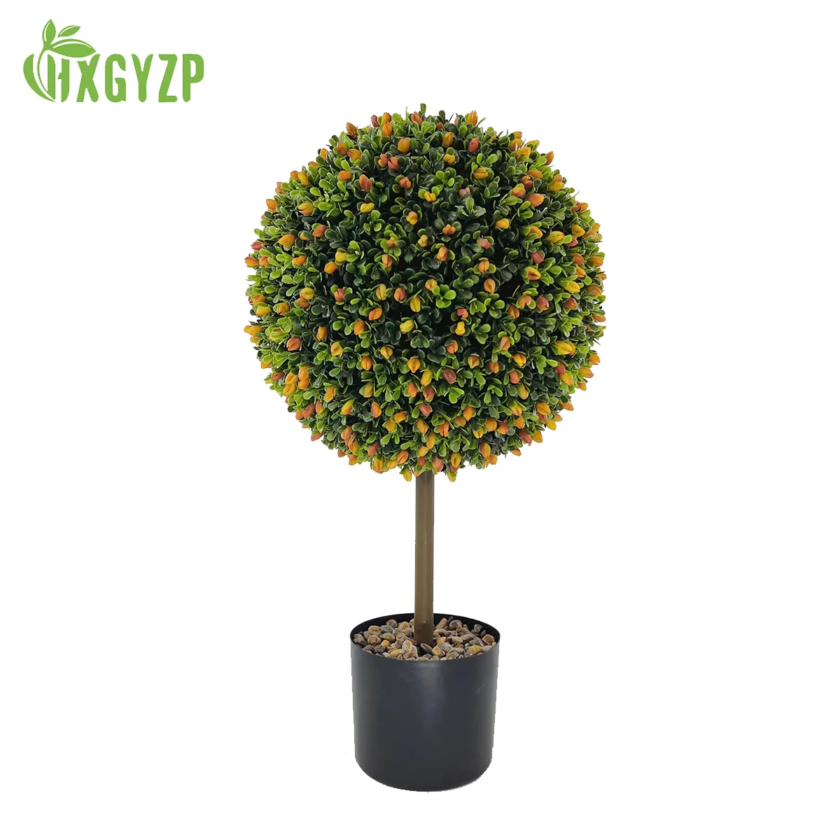 62cm Large Artificial Plant Ball Potted Fake Fruit Boxwood Ball With