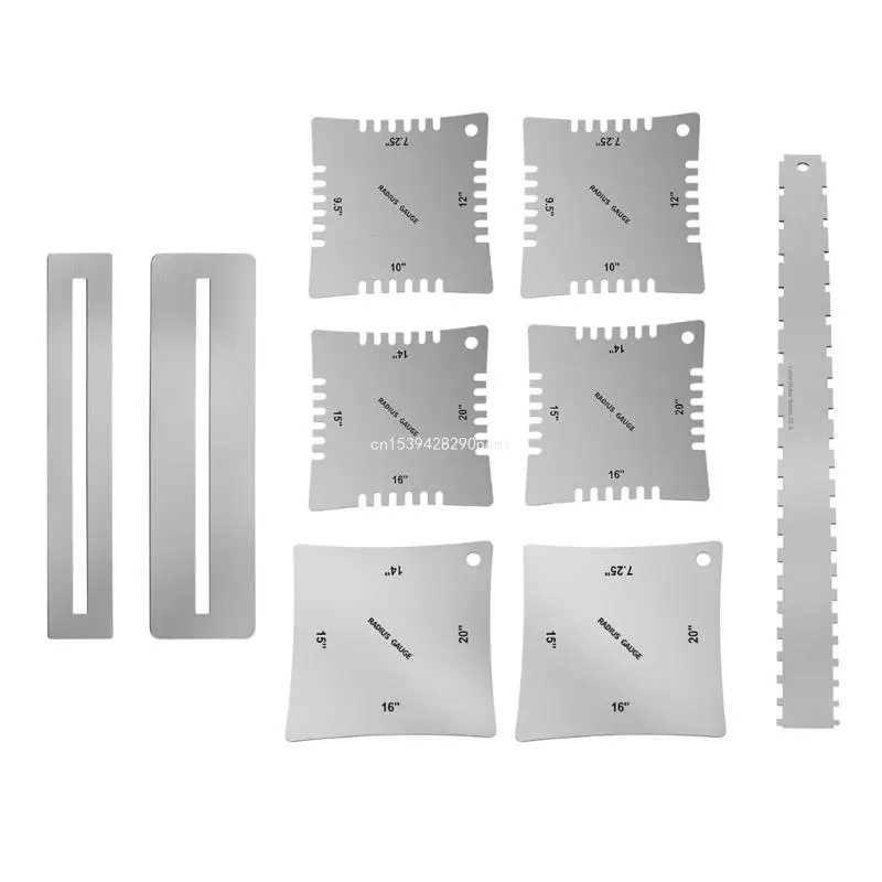 

Полировальная прокладка, измерительный инструмент для грифа гитары с насечкой и прямой кромкой