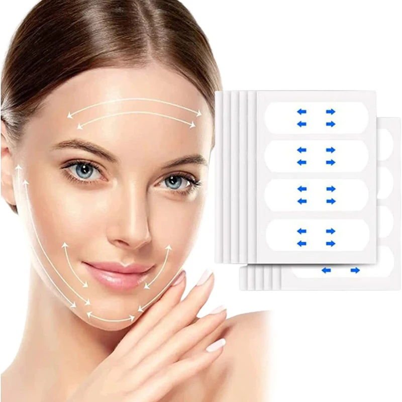 1Set Impermeabile V Face Makeup Nastro Adesivo Invisibile Traspirante Lift Face Sticker Lifting Stringere Il Mento