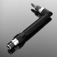 L type 1/4 hexagon screwdriver bit 90 ° double-end handle black 6.35mm wrench tool 4
