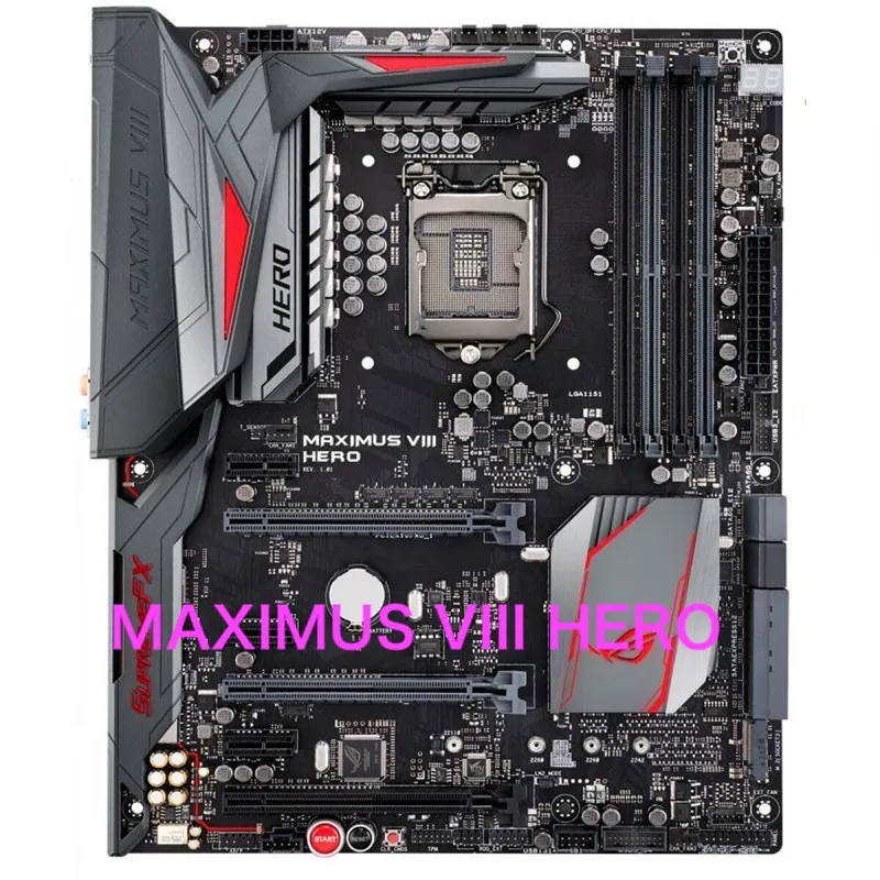 Adatto Per Scheda Madre Asus Maximus Viii Hero Z170 Lga 1151 Scheda Madre Ddr4 Testata Al 100% Ok Completamente Funzionante