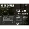 Performer Deluxe Charcoal Grill, 22-Inch, Touch-N-Go Gas Ignition System, Green 3