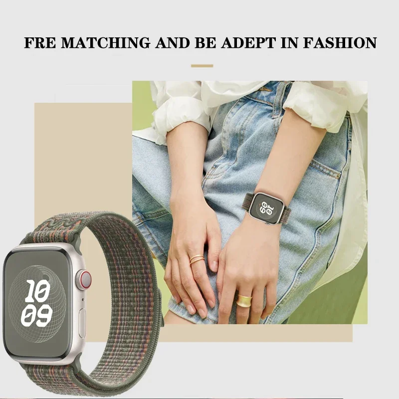 Premium Nylon Sport Strap for Apple Watch – Versatile & Durable Band Loop