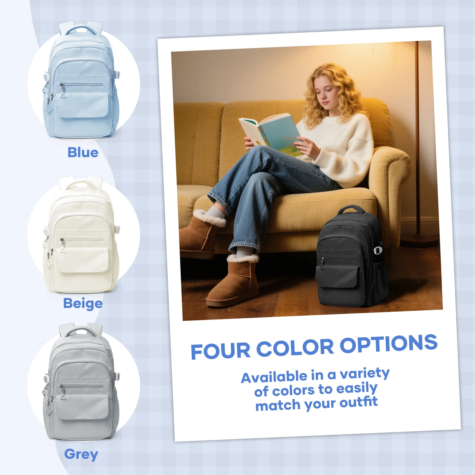 Backpack for Teens Girls Boys Middle School Students Travel Backpack High Girls' Backpack Casual Daypack Backpack For School